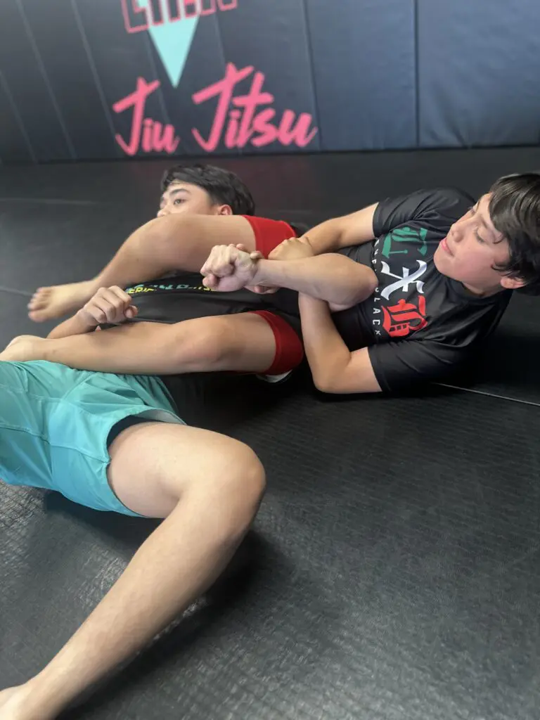 Children practicing BJJ in Glendora, developing lifelong discipline, focus, and self-respect.